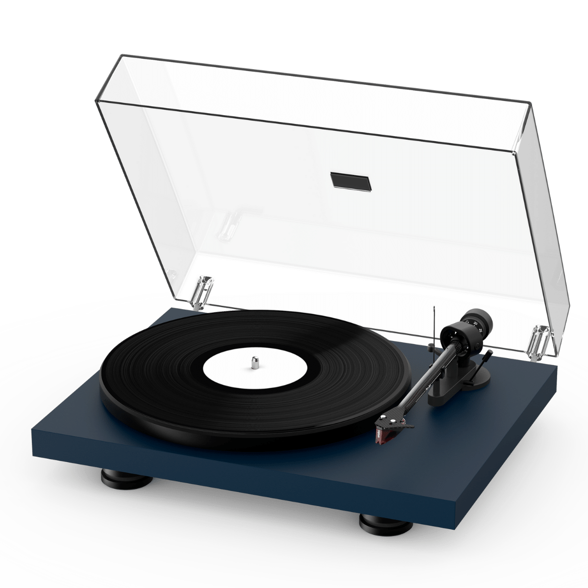 Pro-Ject Debut Carbon EVO Turntable #colour_satin steel blue