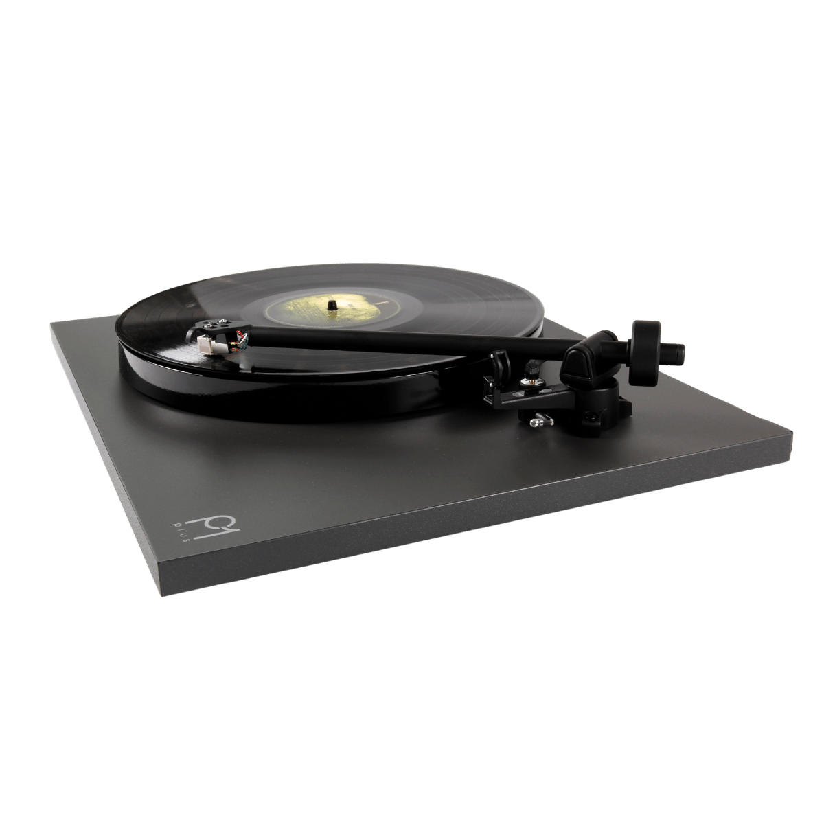 Rega Planar 1 Plus Turntable with built in Phono Stage Matte Black #colour_matte black