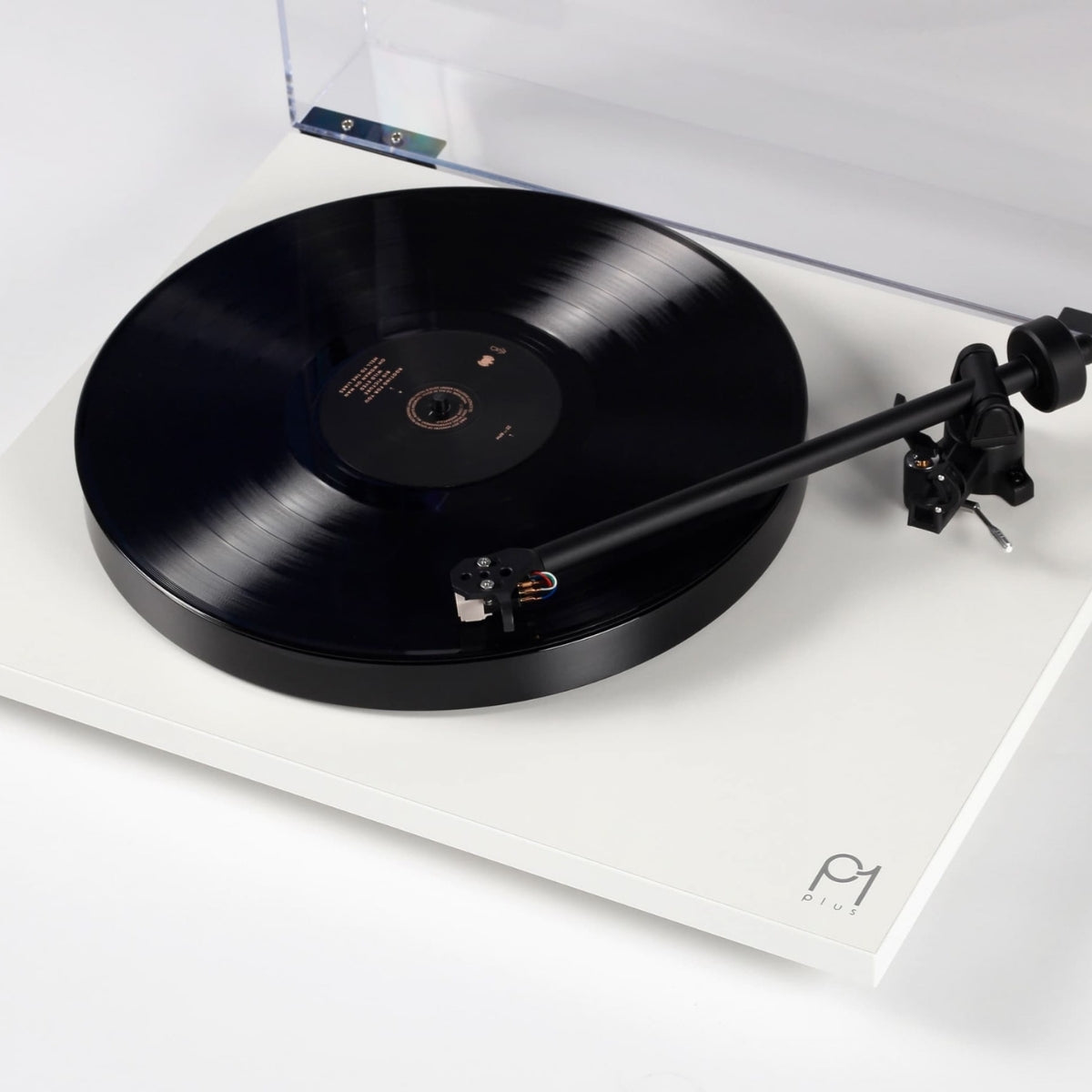 Rega Planar 1 Plus Turntable with built in Phono Stage Matte White #colour_matte white