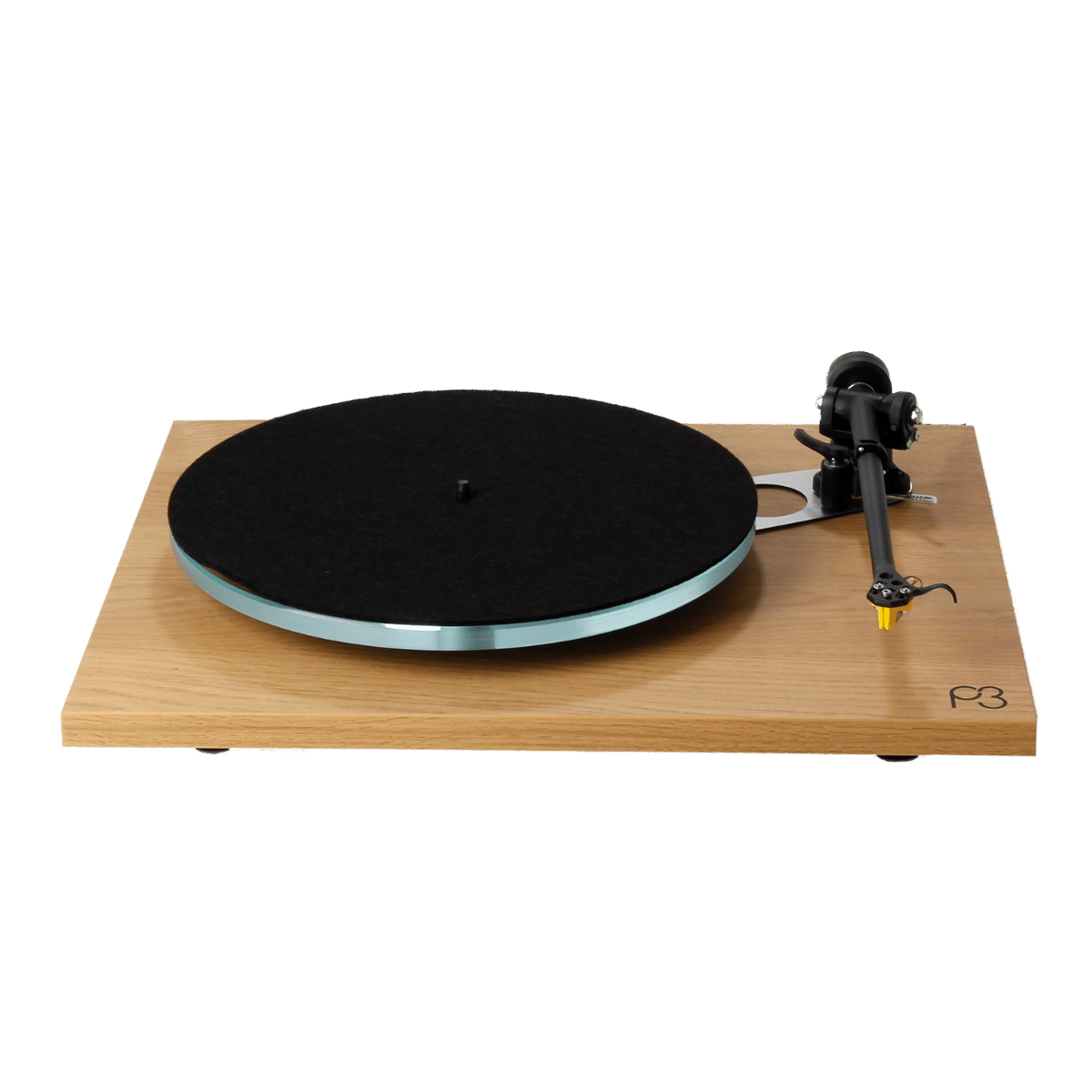 Rega Planar 3 Turntable oak Exact Cart #colour_oak