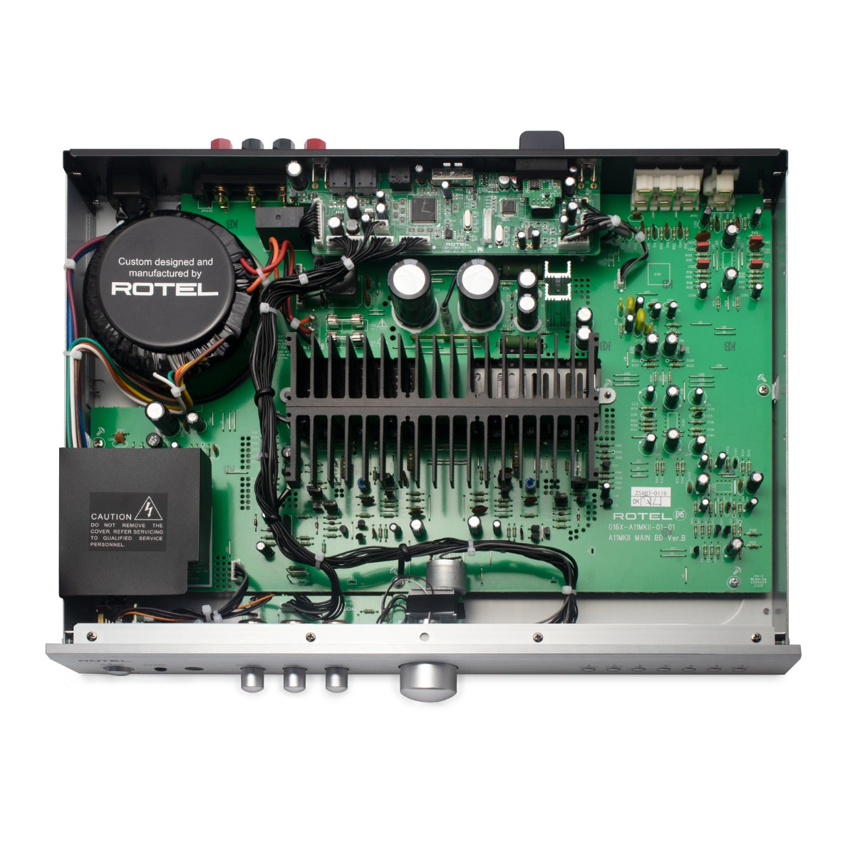 Rotel A11 MKII integrated amplifier -Silver #colour_silver