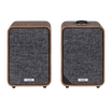 Ruark MR1 MK3 #colour_Rich Walnut veneer with slate grey fabric grille