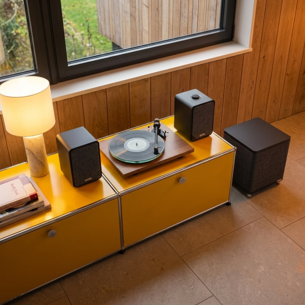Ruark Pack 2 - MR1 Mk3 Desktop Speakers, RS1 Subwoofer & Pro-Ject T2 Turntable