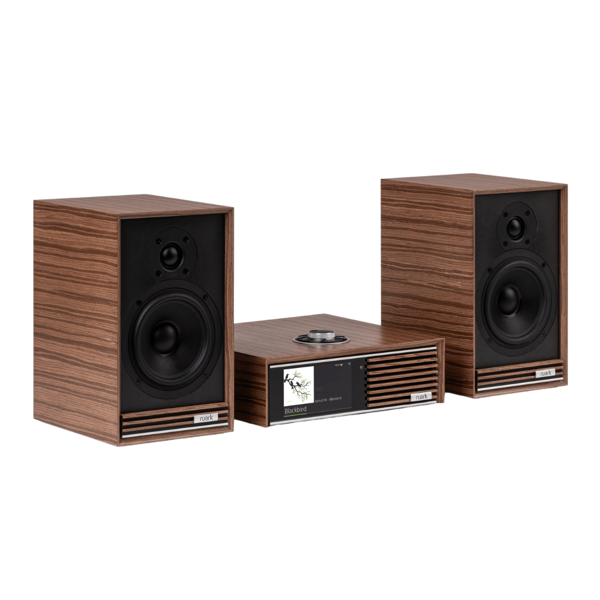Ruark R610 Hi-Fi Pack #colour_Fused walnut veneer cabinet and grille