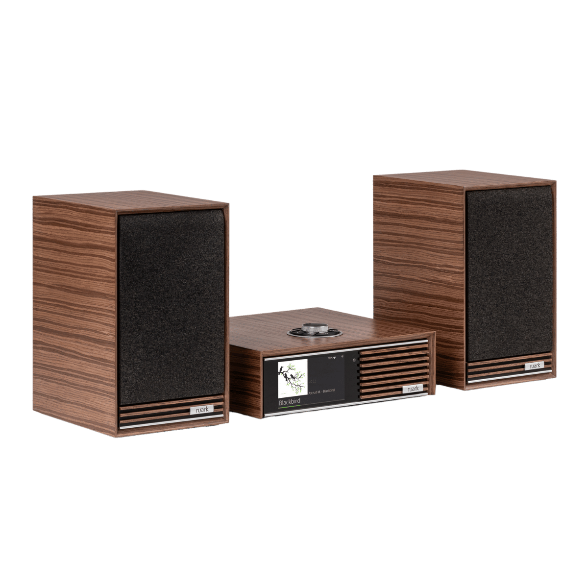 Ruark R610 Hi-Fi Pack #colour_Fused walnut veneer cabinet and grille