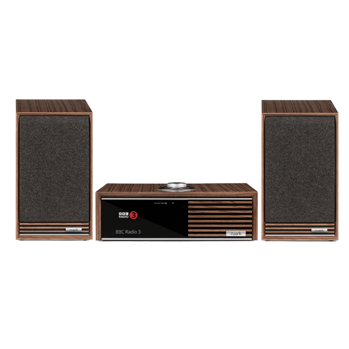 Ruark R610 Hi-Fi Pack #colour_Fused walnut veneer cabinet and grille
