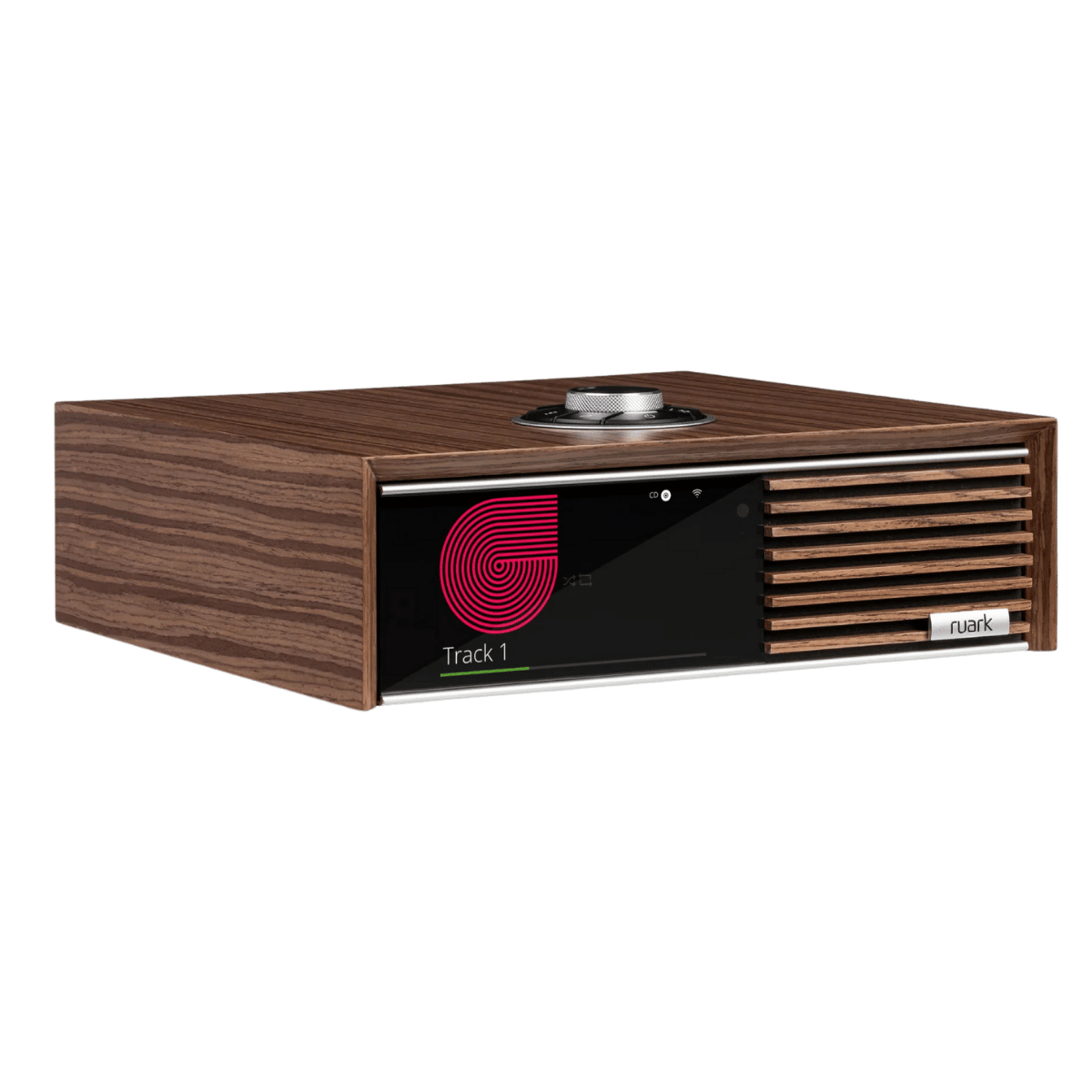 Ruark R610 Hi-Fi Pack #colour_Fused walnut veneer cabinet and grille