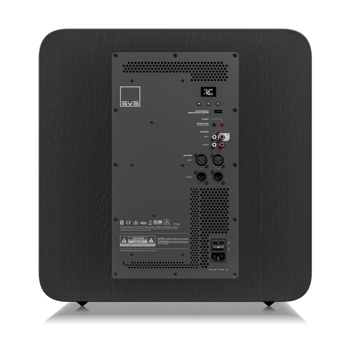 SVS SB17-Ultra R|Evolution Subwoofer Black Oak Veneer #colour_black oak