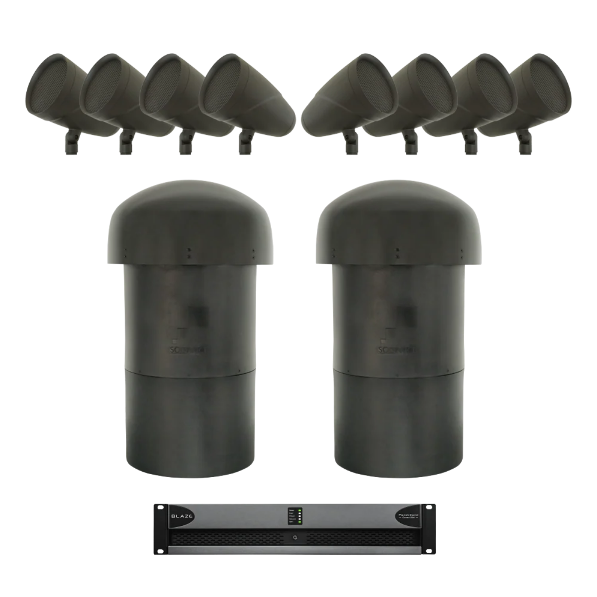 Sonance 8.2 Pack LS6T SAT + LS12T SUB Inc PowerZone Connect 2004 Amp – SLS | Sonance