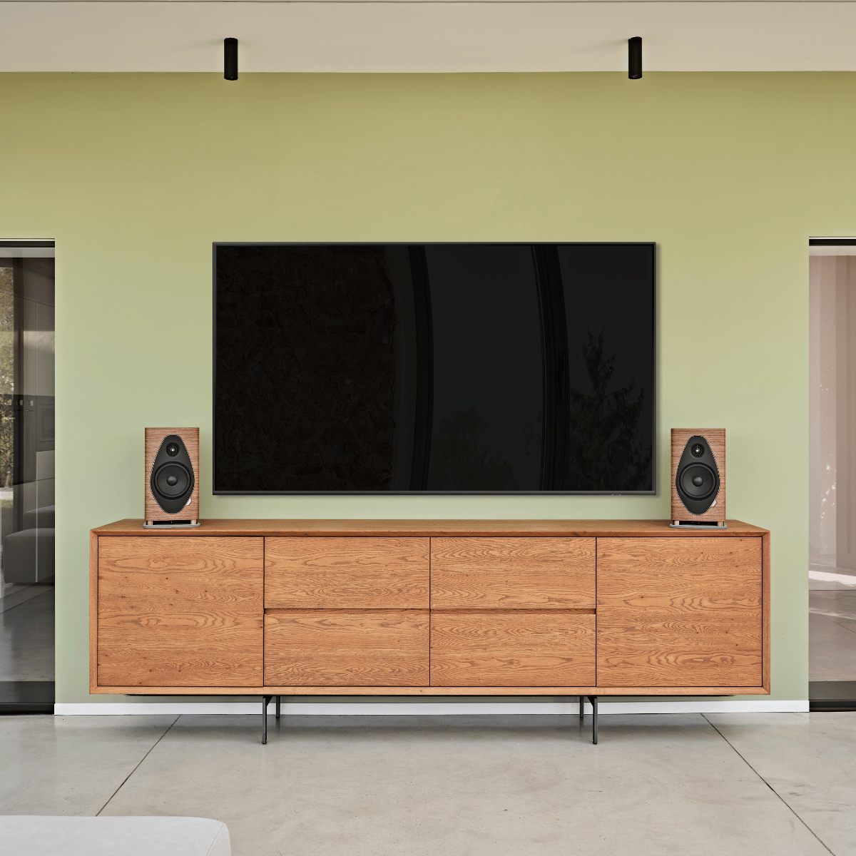 Sonus Faber Sonetto II G2 Bookshelf Speakers #colour_walnut