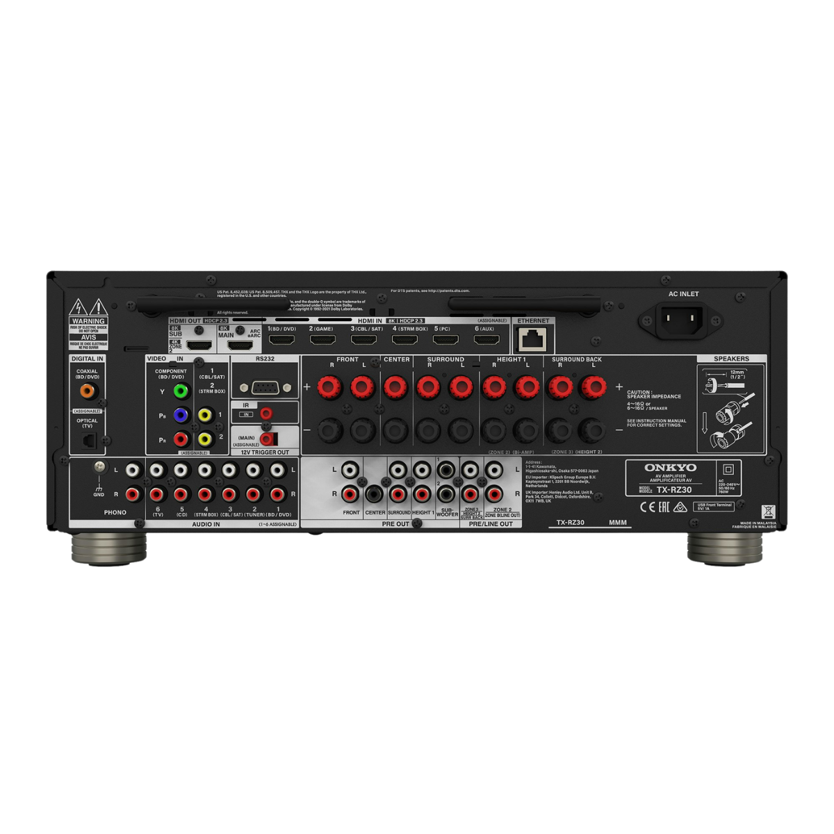 TX-RZ30 - Onkyo TX-RZ30 9.2-Channel AV Receiver | Onkyo