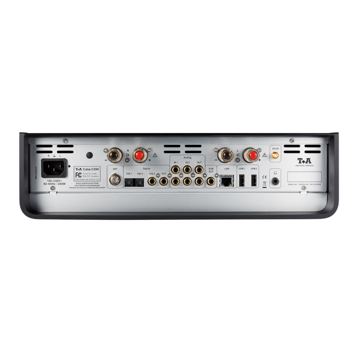 T+A Hi-Fi CALA Streaming Receiver CD Player #colour_black