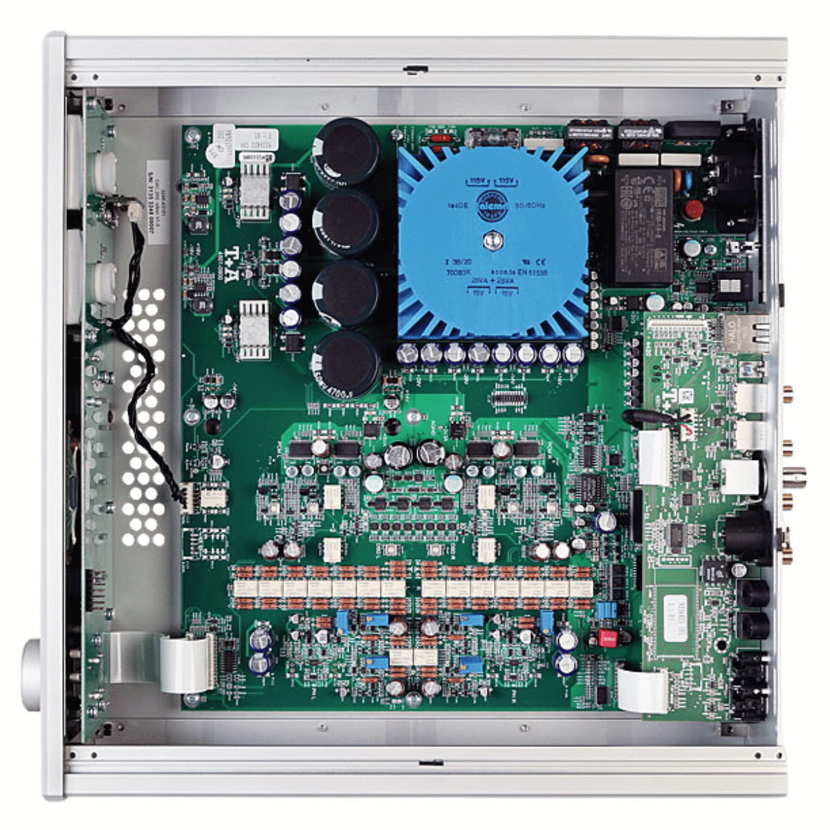 T+A Hi-Fi DAC 200 D/A Convertor Preamplifier Silver #colour_silver