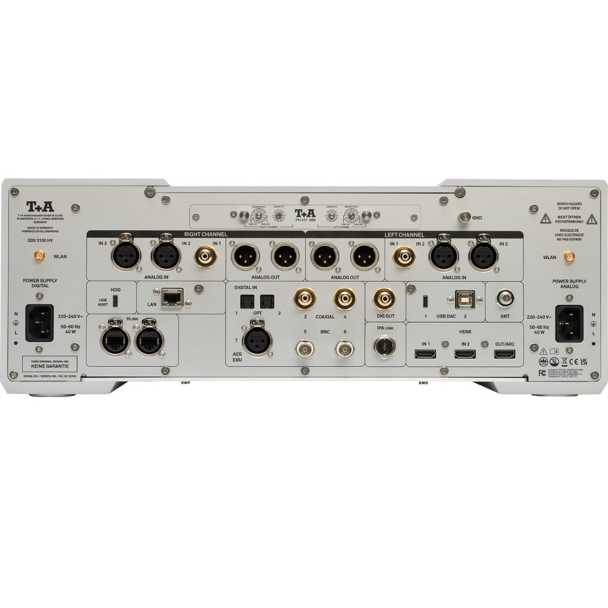 T+A SDX 3100 HV Reference Streaming DAC / Preamplifier
