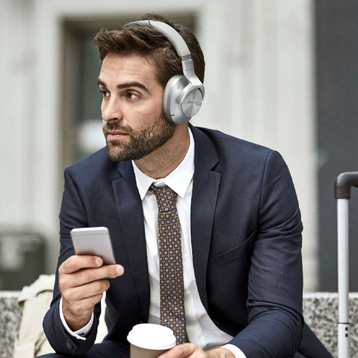 Technics EAH-A800 Wireless Noise Cancelling Headphones Silver #colour_silver