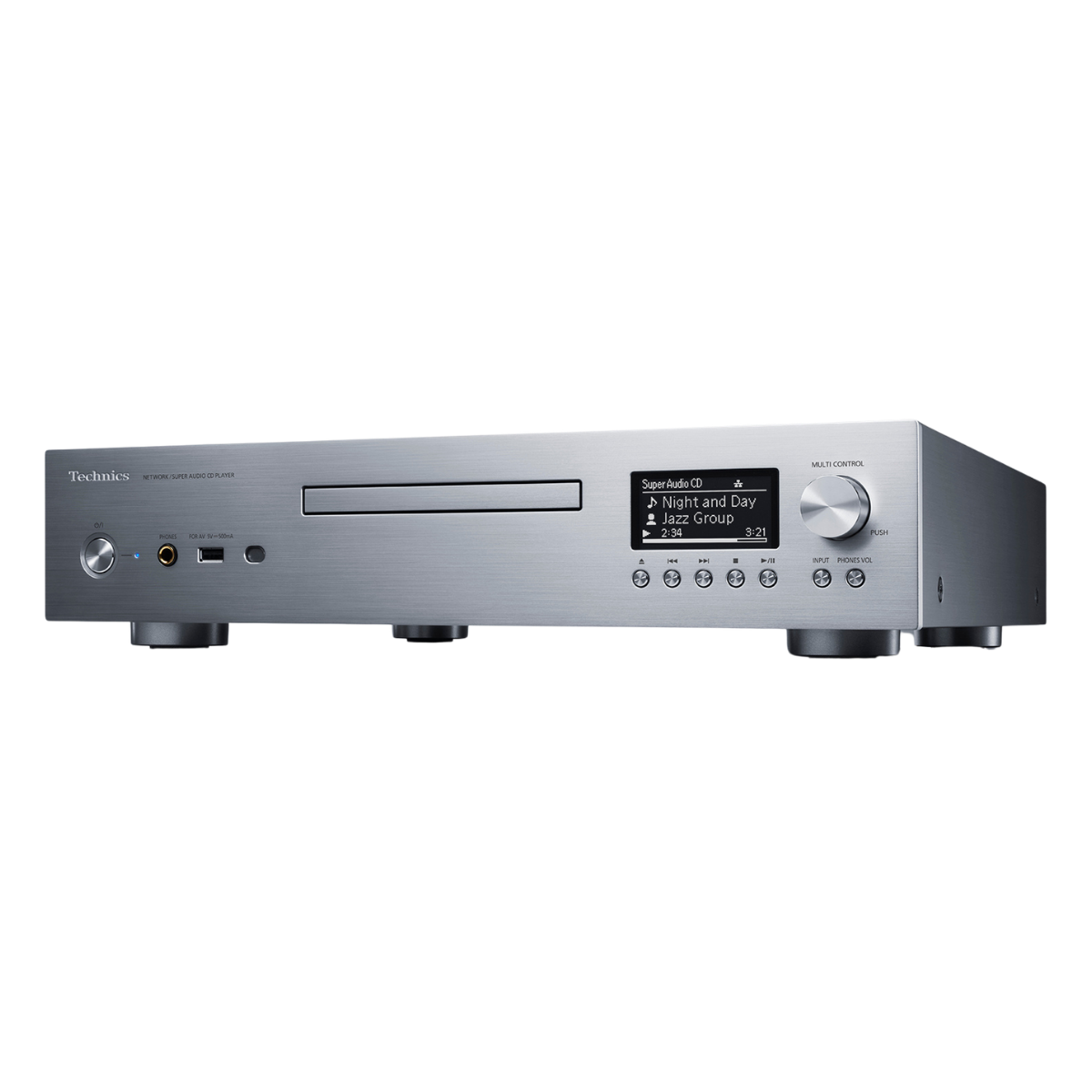 Technics SL-G700M2 SACD Player, DAC & Network Streamer Silver #colour_Silver