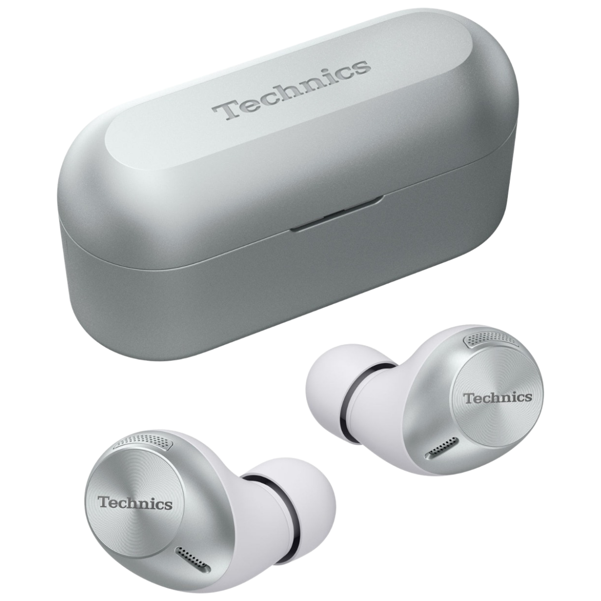 Technics EAH-AZ40M2 True Wireless Noise Cancelling Earbuds with Multipoint Bluetooth Silver #colour_Silver