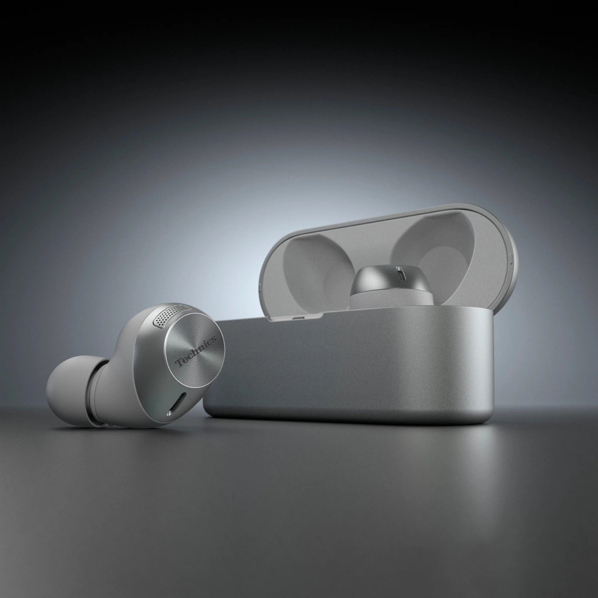 Technics EAH-AZ40M2 True Wireless Noise Cancelling Earbuds with Multipoint Bluetooth Silver #colour_Silver
