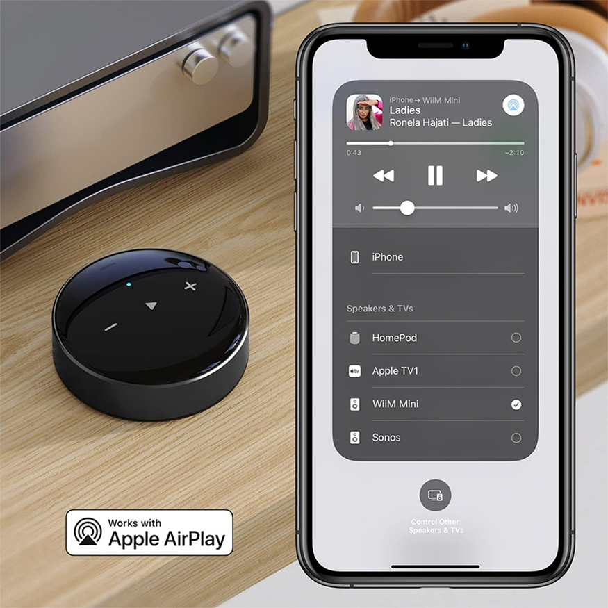 WiiM Mini Wireless Audio Streamer