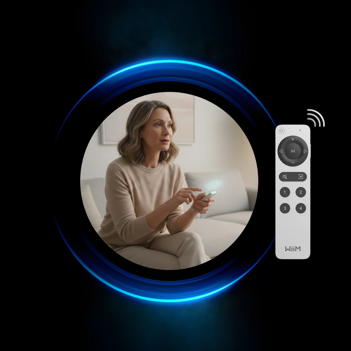 WiiM Sound Smart Speaker Remote