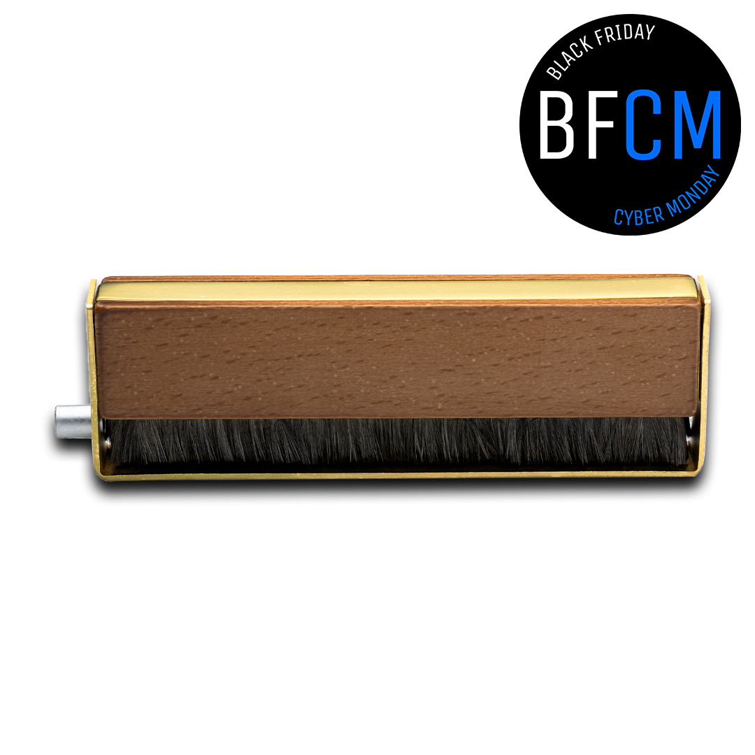 Pro-Ject Brush It Premium Anti-Static Carbon Fibre Record Brush with Ground Wire