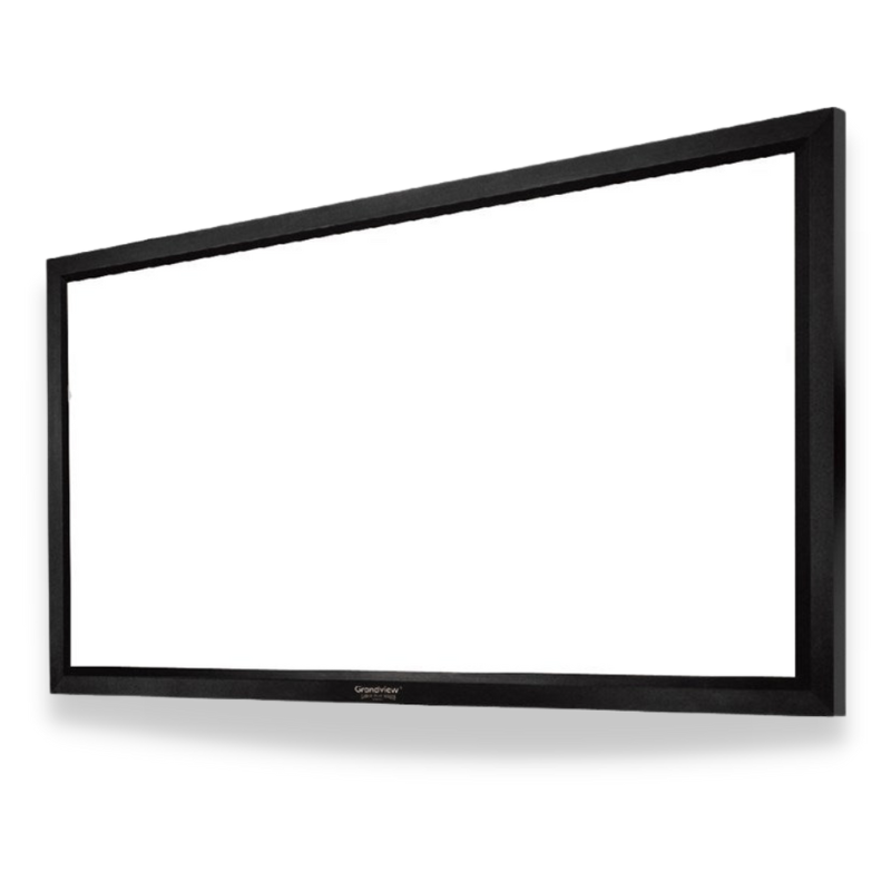 GRANDVIEW 16:9 Flocked Fixed Frame Projector Screens