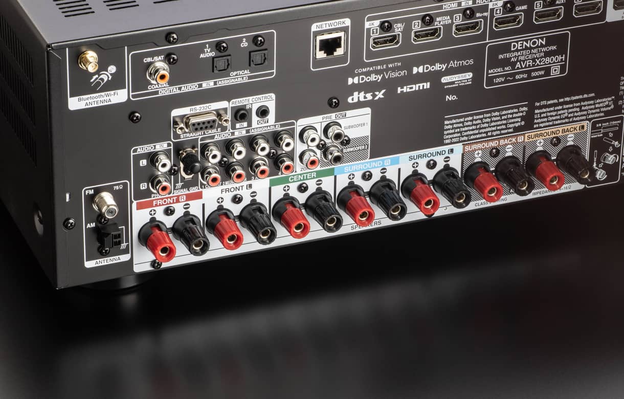 Denon AVR-X2800H DAB 7.2 Channel AV Receiver