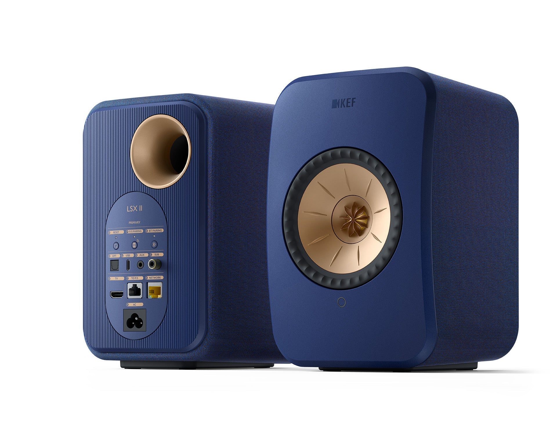 KEF LSX 2 Powered / Active Speakers #colour_cobalt blue