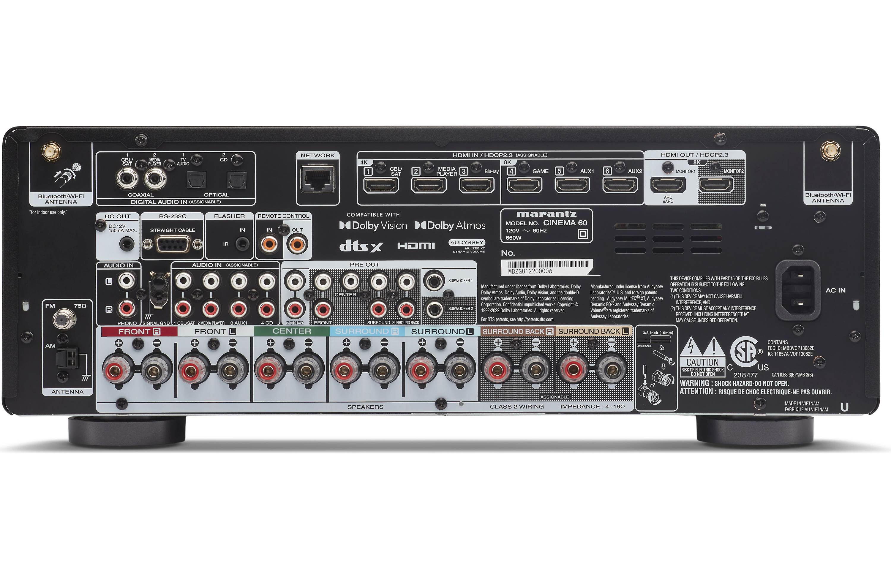 Marantz Cinema 60 7.2 Channel AV Receiver