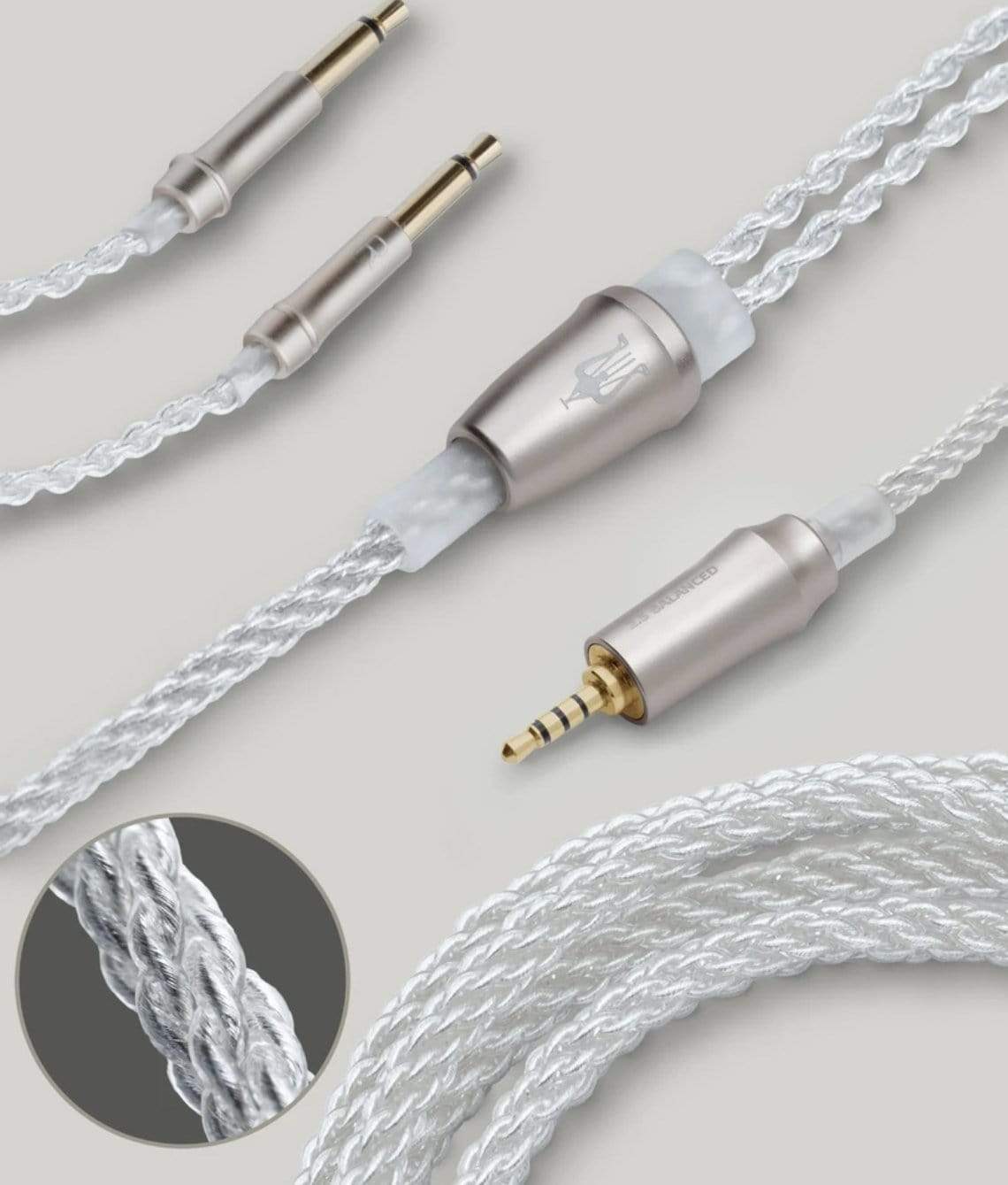 Meze 99 Series Silver Plated Upgrade Cables