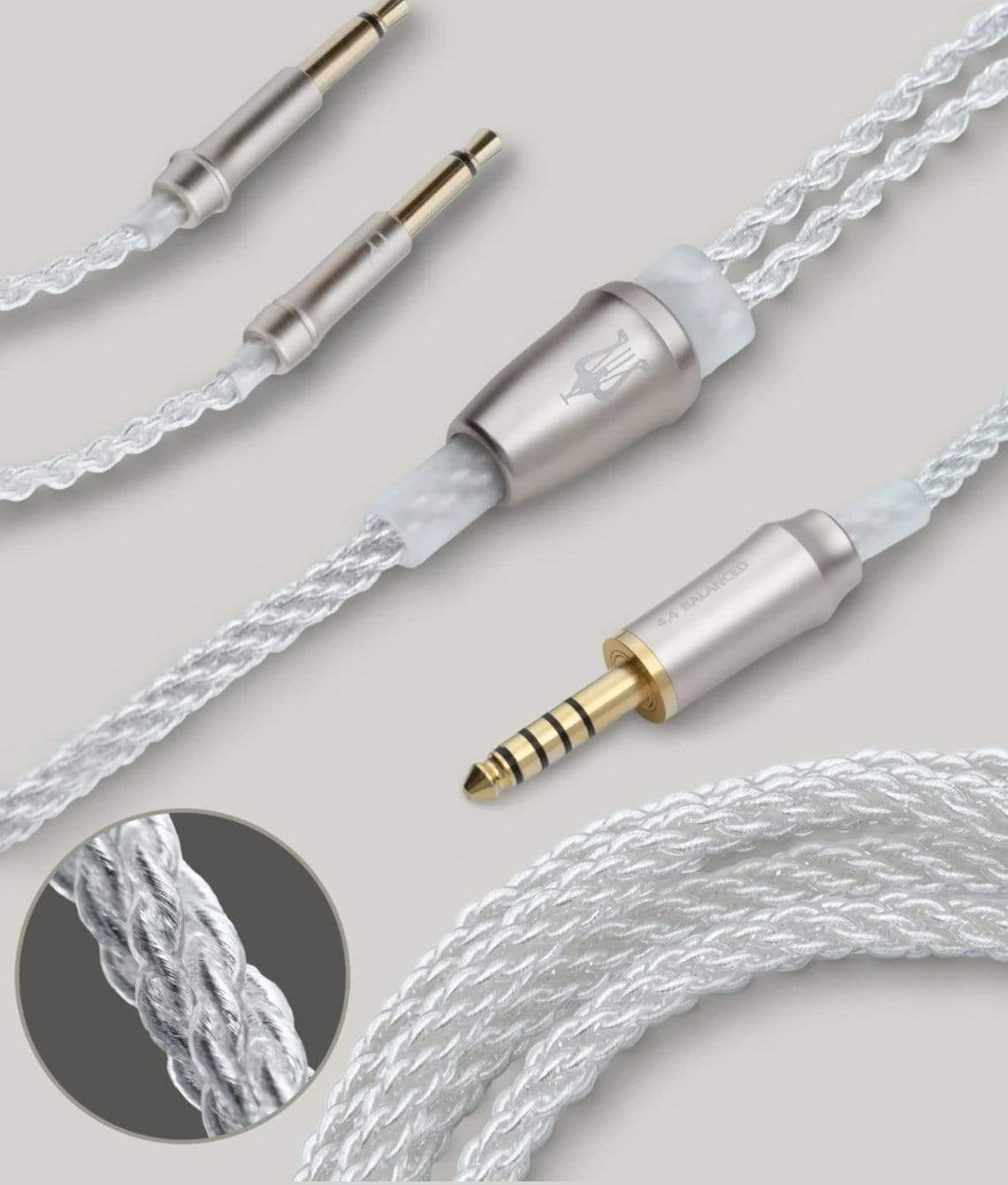 Meze 99 Series Silver Plated Upgrade Cables