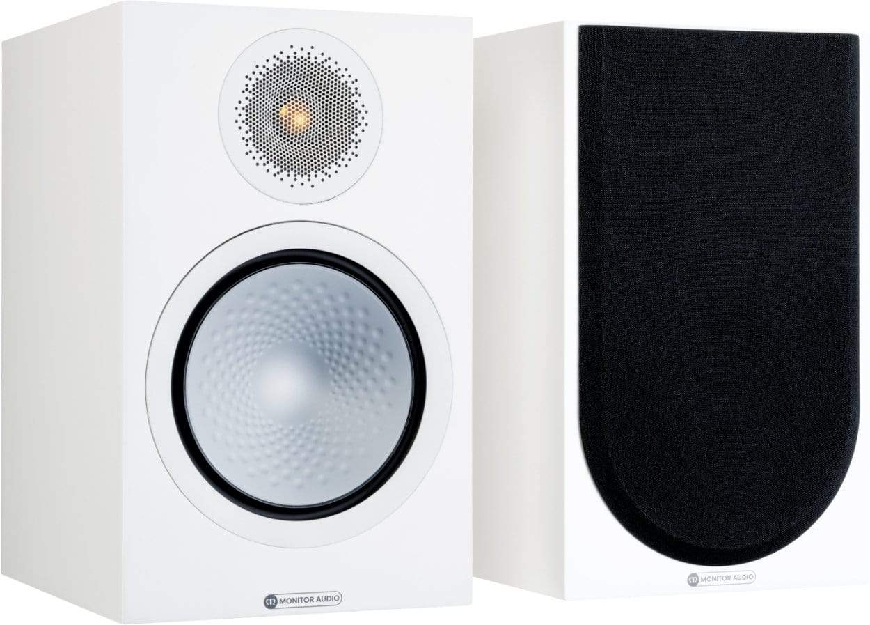 Monitor Audio Silver 100 7G Bookshelf Speakers #colour_satin white