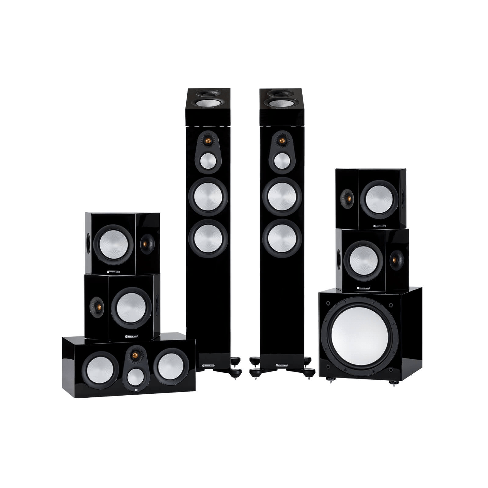 Monitor Audio Silver 300 7G Dolby Atmos® Cinema 7.1.2 Speaker Pack