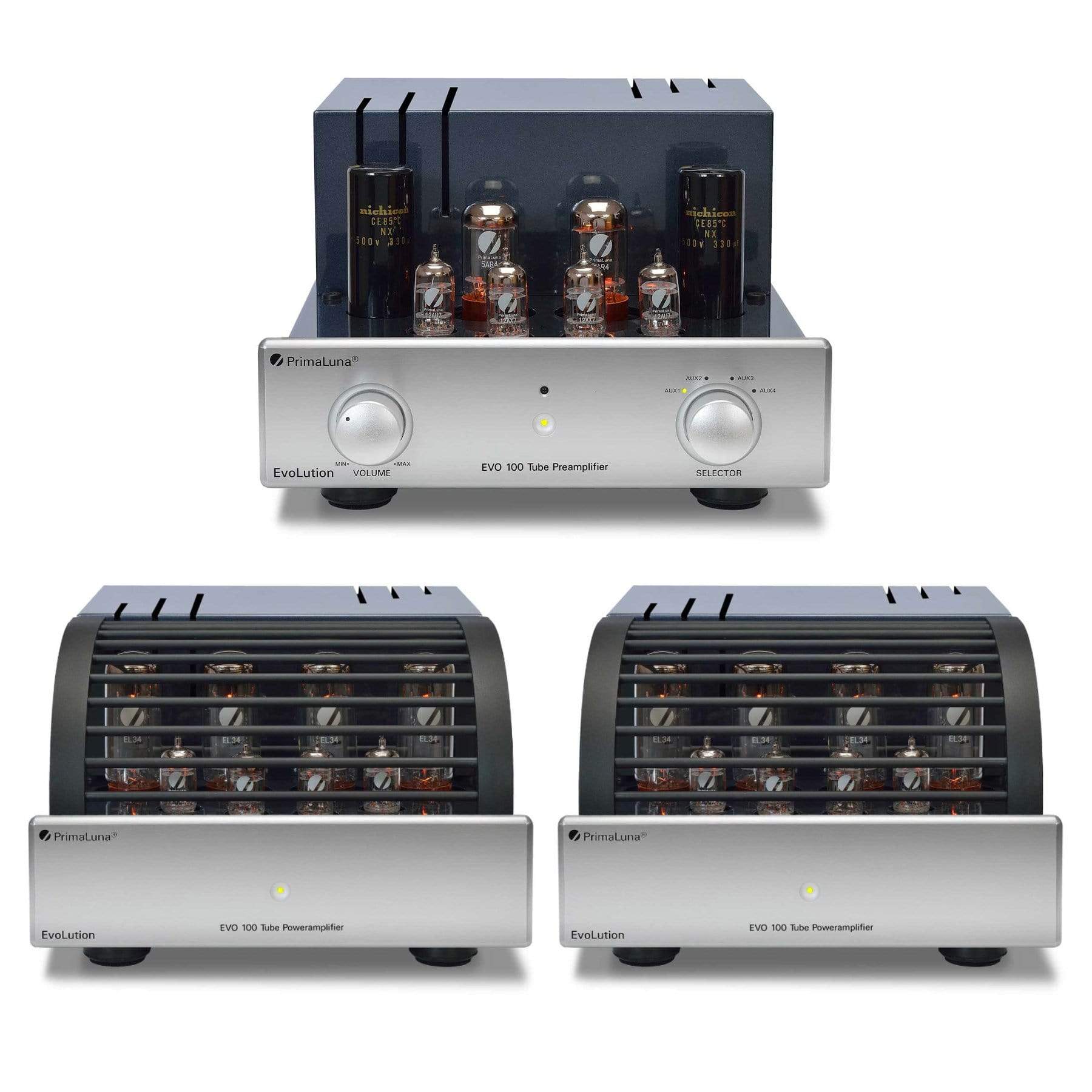 PrimaLuna EVO 100 Pre & Monoblock Amplifiers Pack