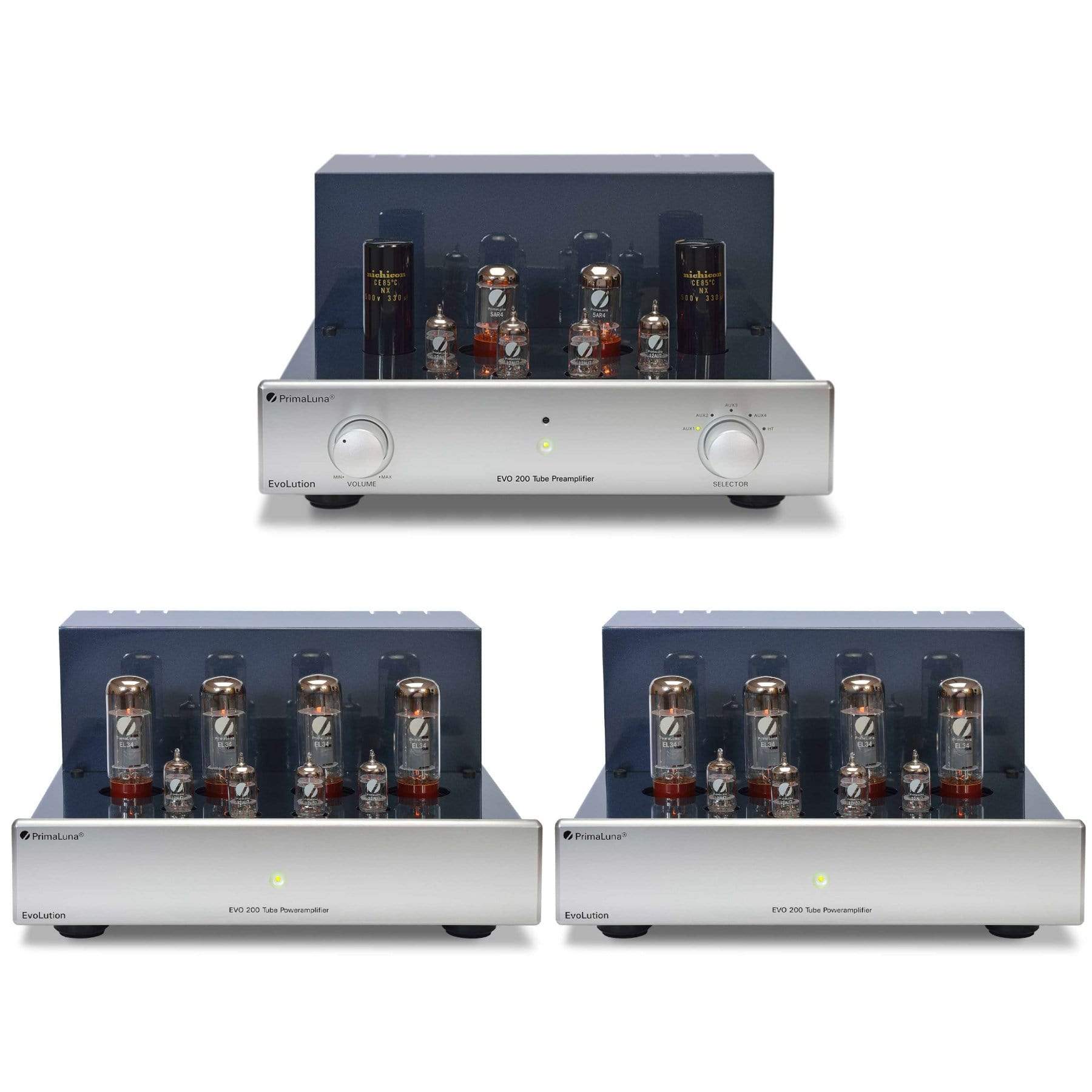 PrimaLuna EVO 200 Pre & Monoblock Amplifiers Pack